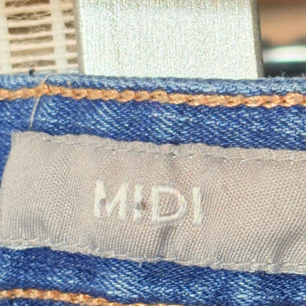 Blue Denim Fabric with Stitching - Picture 9 of 9